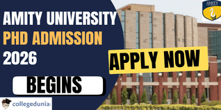 Amity University Begins PhD Admission 2026; Apply Now @amity.edu.in